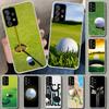 Capa de Celular Esportiva de Golfe Moderna para Samsung Galaxy A12 A22 A32 A52 A72 A02S A51 A50S A31 A20S A10S Note 20 Ultra 10 Plus Gal