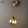 New High-Quality, Elegant, and Stylish Nordic Glass Ball Wall Lamps with a Modern Golden and Sleek Chrome Finish - Perfect for K