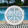 Plastic Pool Main Drain Cover with Screws Suit for Swimming Pools Replacement Accessary