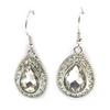 Les Trésors De Lily [N3138] - Silver White 'Sissi' Designer Earrings