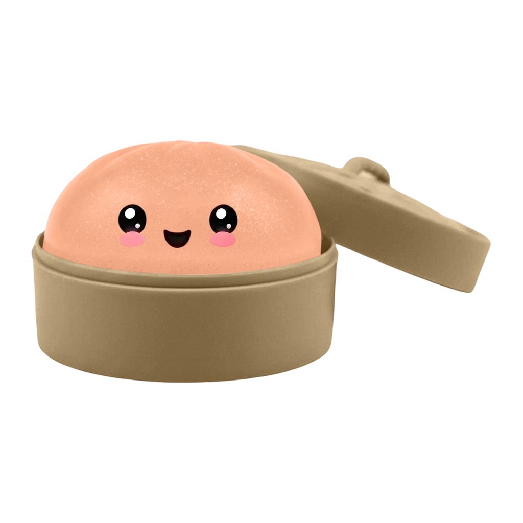 Simulated Roast Pork Bun Toy; Cute Food; Decompression; Bun; Enjoy; Stress Relief Device.Prank Stress Relief Bun Toy Realistic Steamer Toy