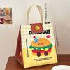 Cute Cartoon Lunch Bag For Picnic Travel Thermal Breakfast Organizer Insulated Waterproof Storage Bag Lunch Box Accessories