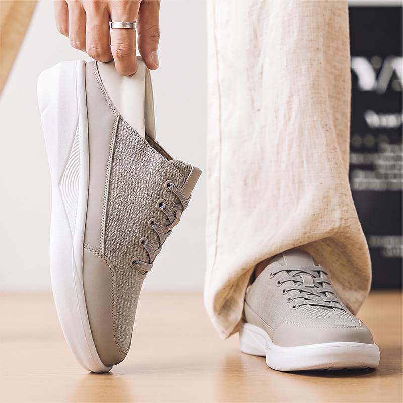 Men's high-quality casual shoes Four seasons breathable lightweight soft-sole non-slip comfort outdoor youth sports board shoes