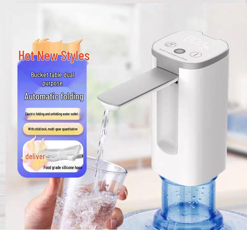 Portable LCD Folding Water Pump & Dispenser with Automatic Refill