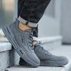 Men's Work Safety Boots Steel Toe Protection  Wear-resistant Rubber Sole Outdoor Workers