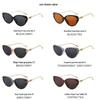 2025 High-End Cat-Eye Retro Sunglasses for Women - Small Frame, Street Style, Anti-UV