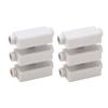 2Pcs High Power Wire Cable Connector 3 In 3 Out Strong Conductivity Heat Dissipation High Power