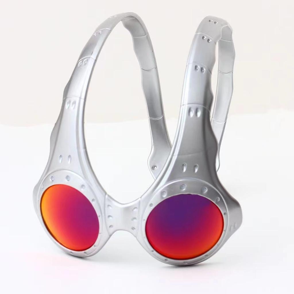 2026 Trend Metal Frame Anti-Blue Glasses Sports Sunglasses