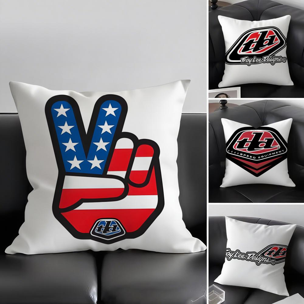 Brand TTroy LLeeS Cushion Cover Elegant Comfort Pillowcase Sofa Bed Doublesided Printed Invisible Zipper Home Decor