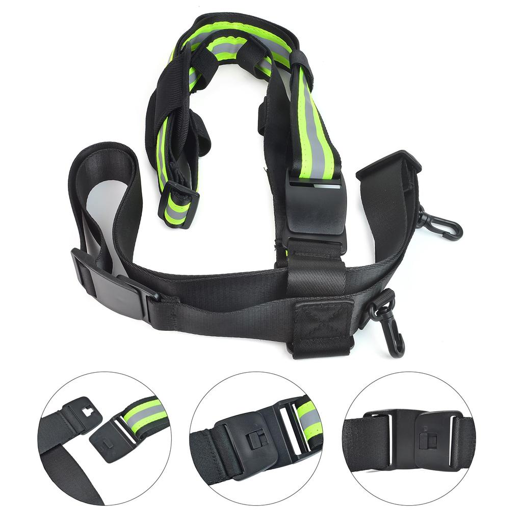 [YNIBST] Multifunctional Radio Compatible Belt, NeckShoulder Radio Holder with Car Microphone Hanger, Reflective Material, Easy To Wear, Adjustable