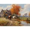 The Four Seasons Vintage Rural Scenery Posters and Prints Canvas Printing Wall Art Picture for Living Room Home Decoration