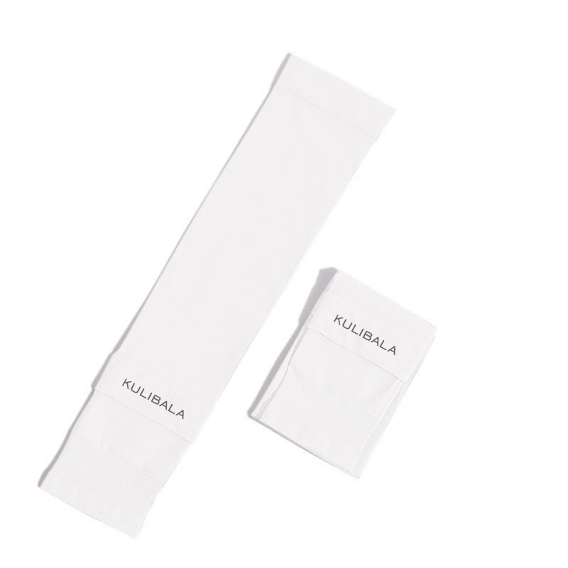 

Japanese Ice Sun Protection Oversleeve Ice Silk Baby Boy and Girl Summer Gloves UV Arm Guard Arm Sleeves Driving Sleeves Thin White] One size