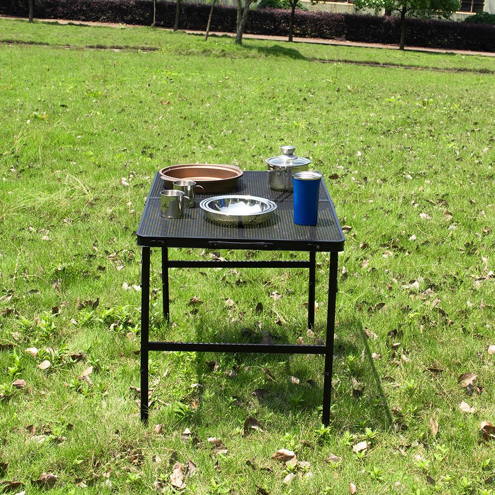 Camping Folding Table Portable Outdoor Picnic Table Adjustable Height Camping Desk