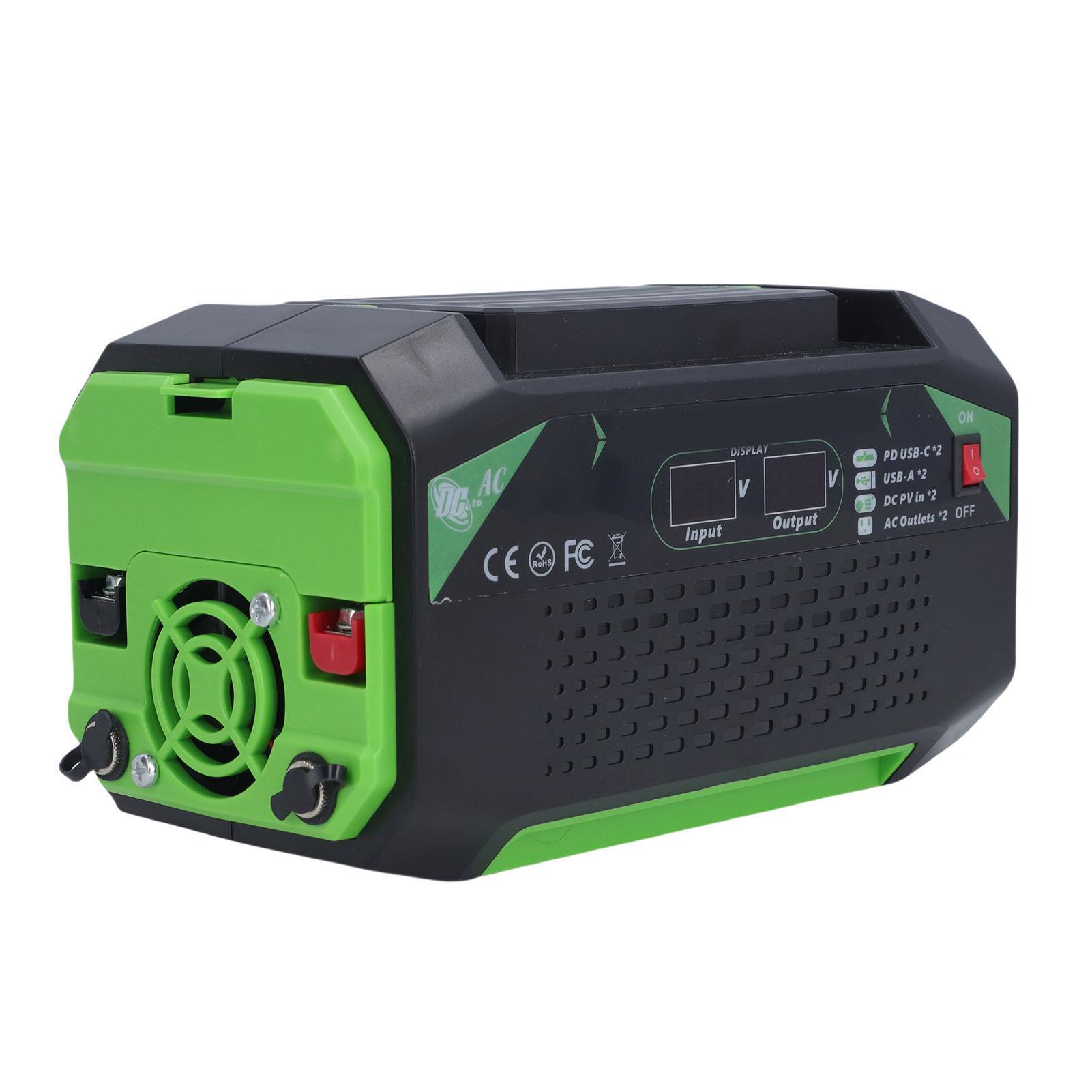 

Car Inverter 500W Modified Sine Wave Inverter 12V to 220V Solar Power Inverter with LCD Display 2
