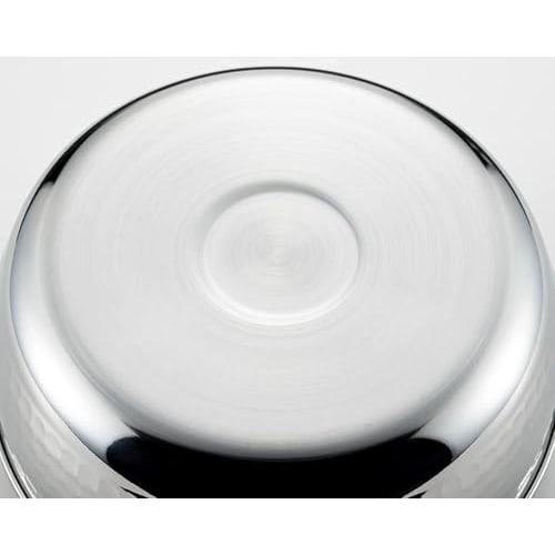 Yoshikawa Yukihira Saucepan, 20cm, Gas and Induction Compatible, Stainless Steel, Made in Japan, Tsubame-Sanjo Style, Double-Sided Spout, Milk Pan, Aj