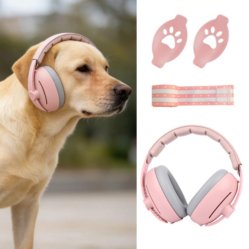 Paraorecchie a Forma di Orecchie di Cane Protezione dell'Udito Cuffie Cancellazione del Rumore per Animali Domestici Paraorecchie Rilassanti per Toelettatura Animali Domestici e Sollievo dall'Ansia