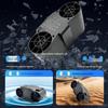 Portable Waist-Mounted Cooling Fan for Outdoor Construction