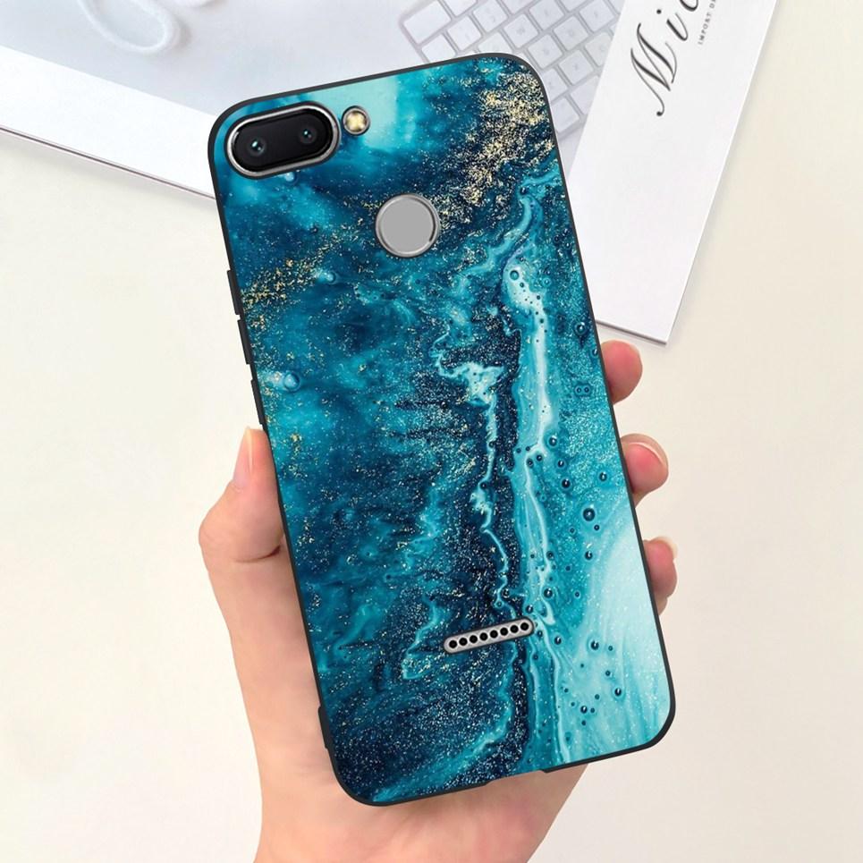 For Cover Xiaomi Redmi 6 6A 6Pro Bumper Shell Fashion Stylish Design Phone Cover For Redmi6 Redmi6a Soft Liquid Silicone Fundas