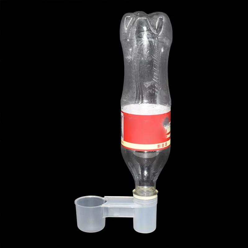 Plastic Pet Bird Drinker 500ml Feeder Water Bottle Cup for Cat Chicken Pigeon Durable Automatic Watering System