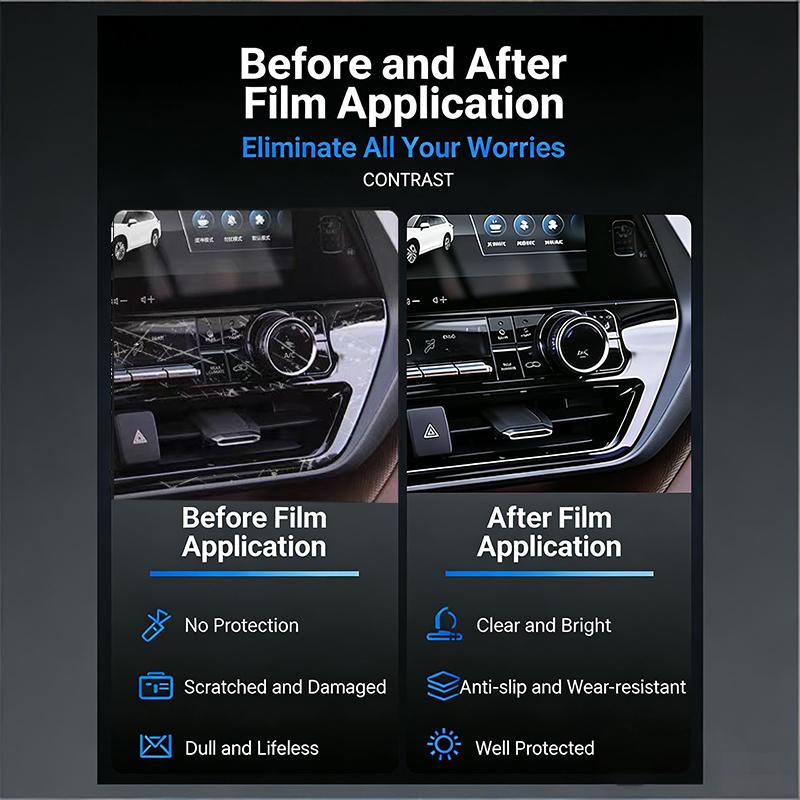 Fit for Volkswagen Tayron 2025 Pre Cut Clear TPU PPF Anti Scratch Gear GPS Navigation Center Console Interior Repair Protective