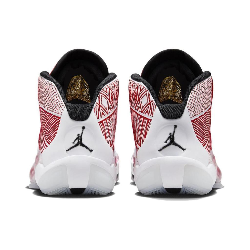 Air Jordan 38 Celebration Men Sneakers Red White Black DZ3356-100
