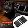Carbon Fiber Steering Wheel Side Panel Cover Trim For Dodge Challenger 2015~20