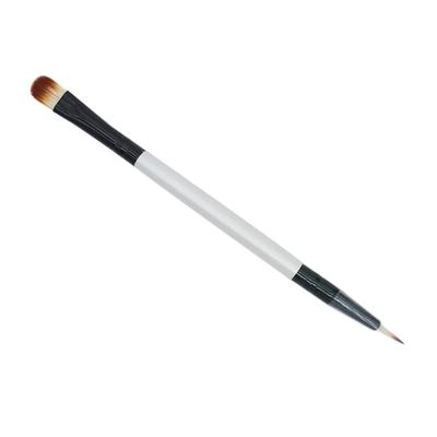 (PARRUCCA) Pennello per trucco Pennello per eyeliner per ombretto a doppia estremità Applicatore per trucco Strumento cosmetico