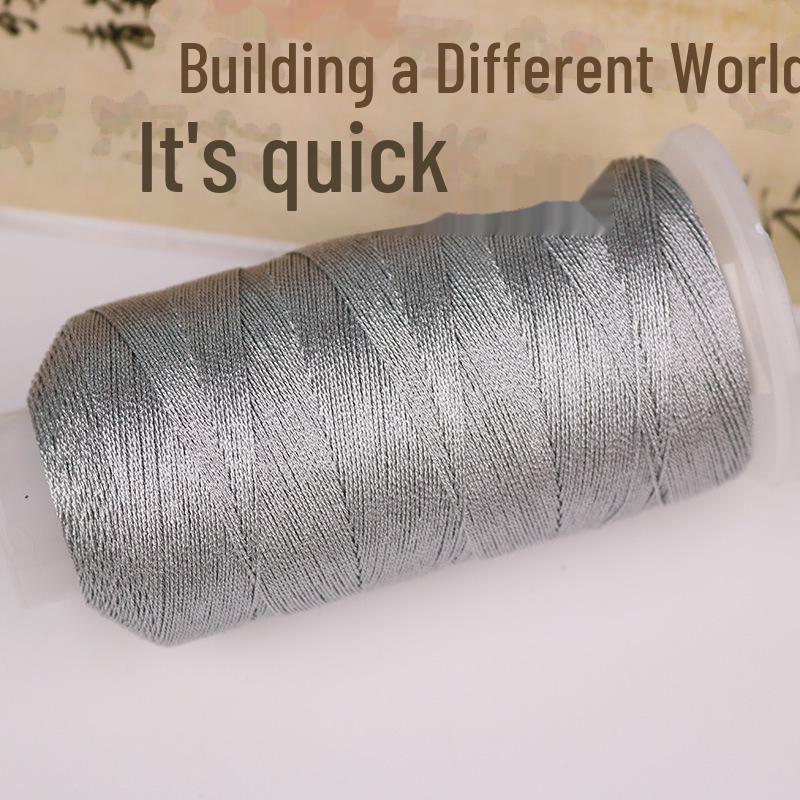 

Плетеная веревка из золота и серебра: Большой рулон проволоки для поделок своими руками 3 strands 0.2mm