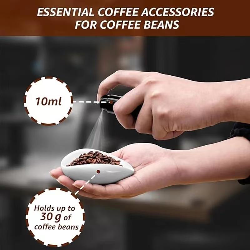 Coffee Beans Dosing Cup Trays and Spray Portable Humidifier Powder Anti Fly and Static Electricity Espresso Grinder Accessories
