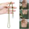 Trendy Beads Necklace Sophisticated Chain Necklace Clavicle Chain Perfect for Women Who Appreciate Timelesses Elegances