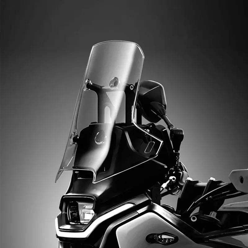 For CFMOTO  450MT Windshield Modification 450MT Transparent Front Windshield and Heightened Chest Guard Accessories