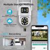 5G Dual Lens Outdoor WiFi Camera with HD Quality