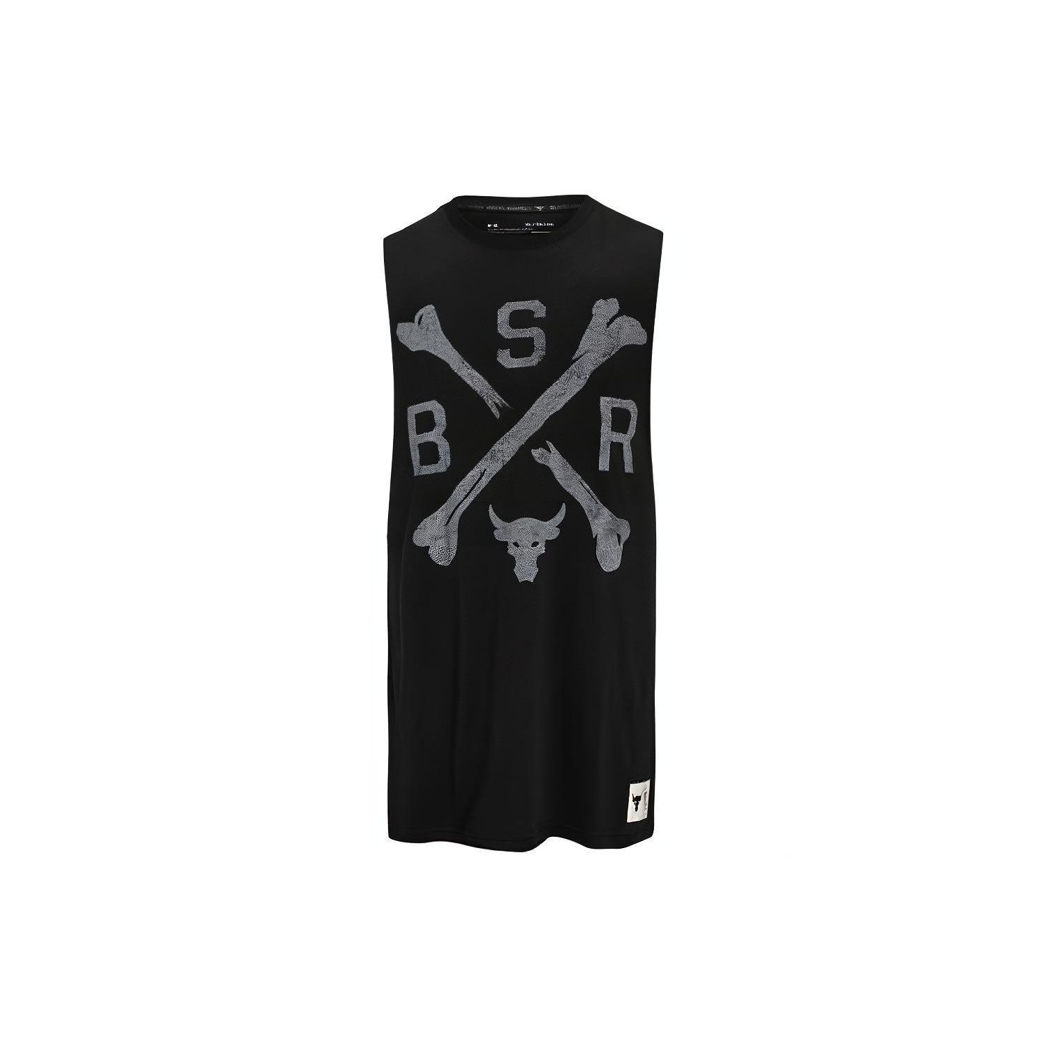 Under Armour Project Rock BSR Tank Top Black Men s 1360741-001 S