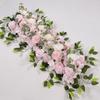 1-Meter Wedding Flower Row - Faux Floral Decor for Aisle & Arch