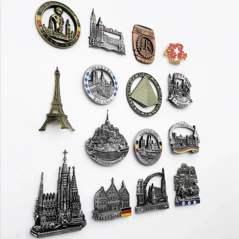 Metall Schweiz New York Eiffelturm München Deutschland Belgien Magnet Kühlschrankaufkleber Flaschenöffner Welttourismus Stadt Wahrzeichen