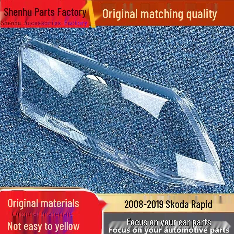 

Skoda Rapid 18-19 Headlight Cover: Transparent Front Lamp Housing Standard Driver s Side without Gasket