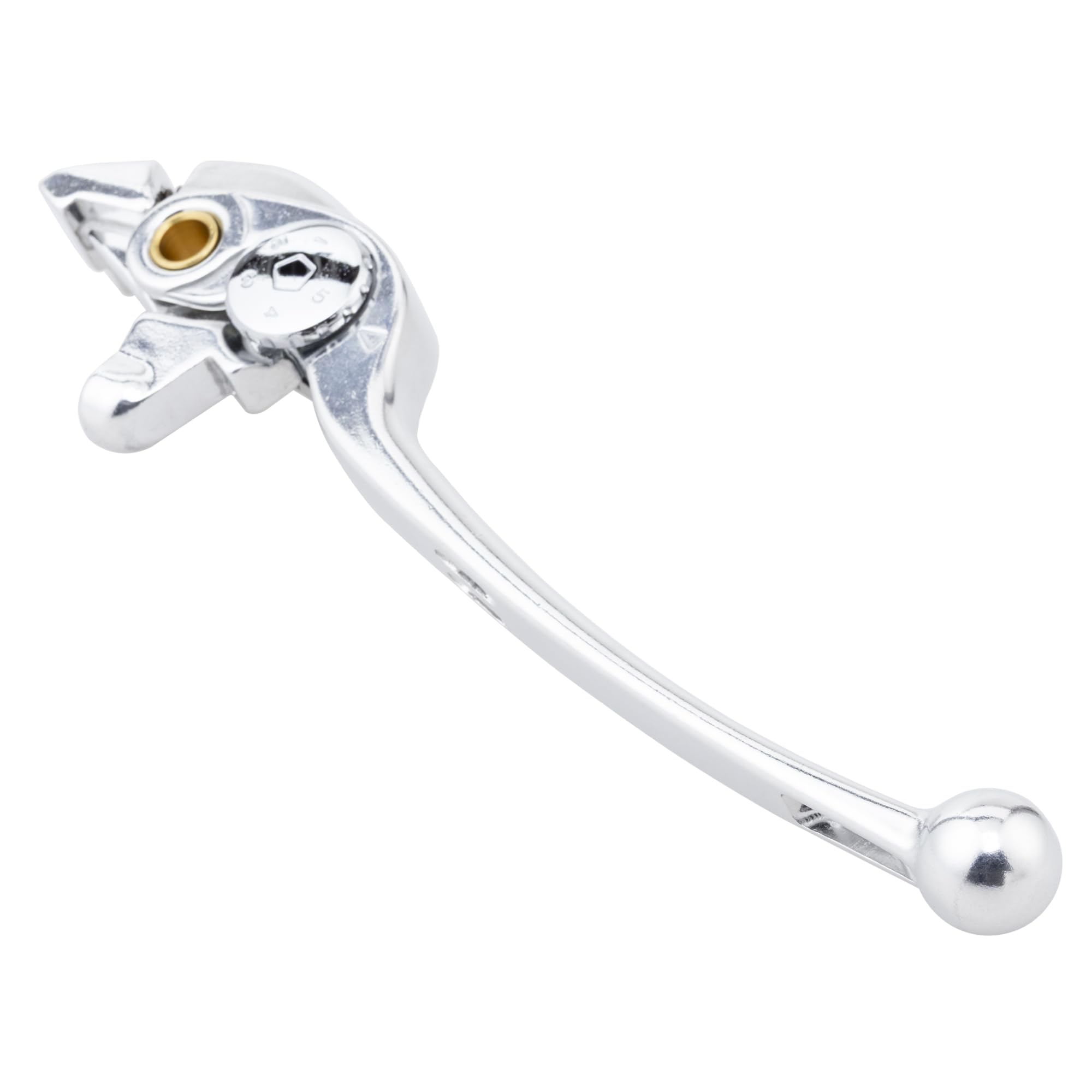 

Kijima Motorcycle Parts Brake Lever Kawasaki Adjustable Type Universal Silver (Right Lever) 202-330SR