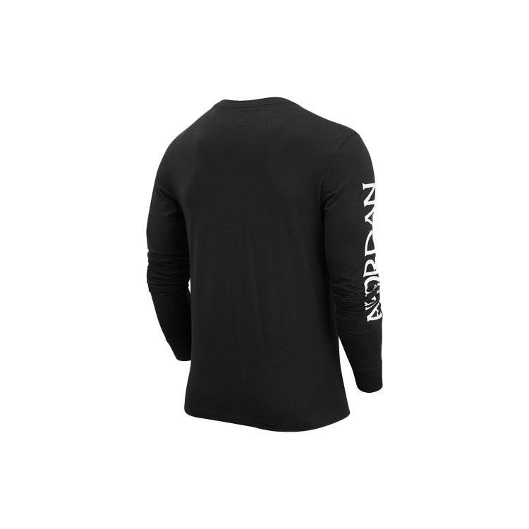 Jordan T Shirts Men's Black Crew Neck Moderate Straight Fit DN1447-010
