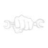 Fashion Self-Adhesive Car Stickers Mechanic Holding A Wrench Motorcycle Decals