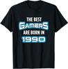 Awesome Birthday Retro Anniversary Tees Top Harajuku Streetwear Tshirts Vintage 1990 TShirt Women Unisex Short SleeveTshirt