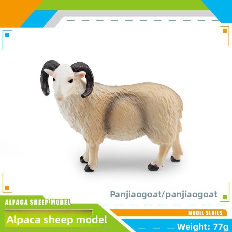 Farm Animal Pvc Figurines Collection For Home Decor With Sheep Alpaca Ram And Goat
