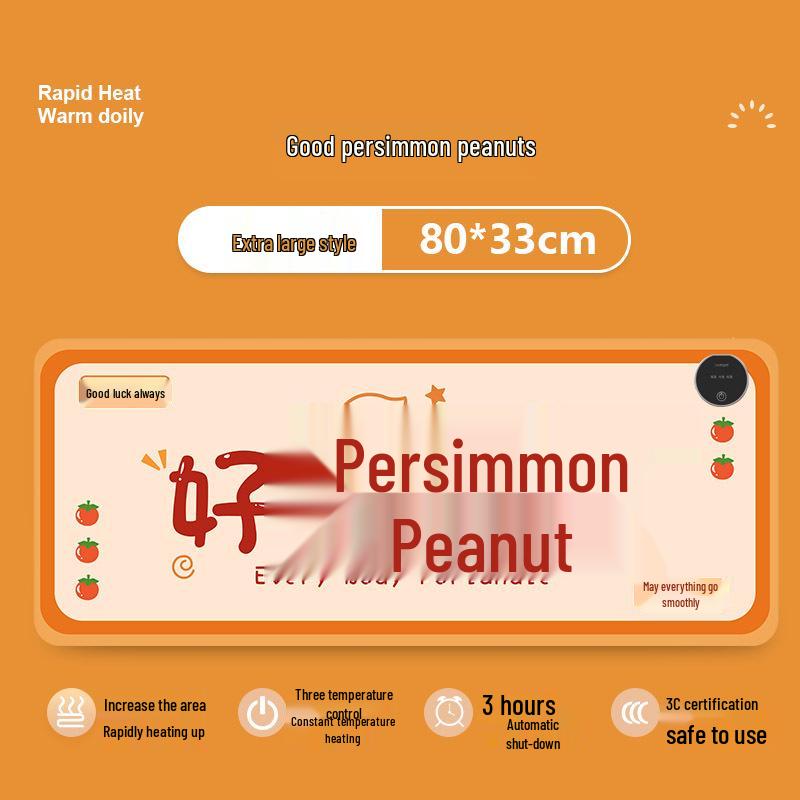 Large Cartoon Heated Mouse Pad & Desk Hand Warmer