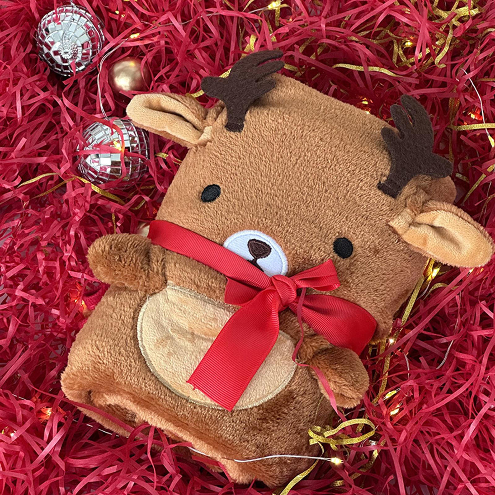 

Рождественское одеяло с кондиционером, дышащее, уютное, универсальное, декоративное, плед-кровать Elk