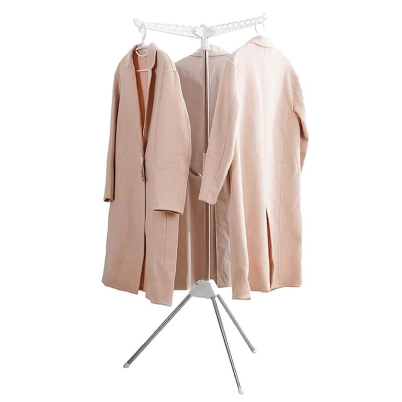 Collapsible Tripod Clothes Drying Rack, Foldable Portable Space Saving Laundry Drying Racks Clothes Drying Hanging Rack Stand
