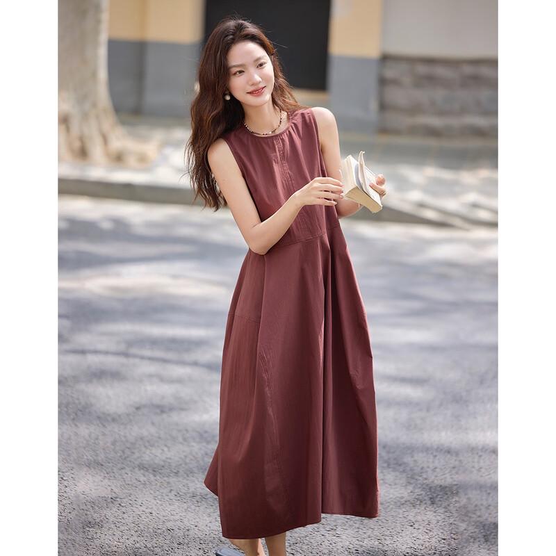 

Платье-тюльпан без рукавов с неровным подолом из облачного хлопка Demana XL