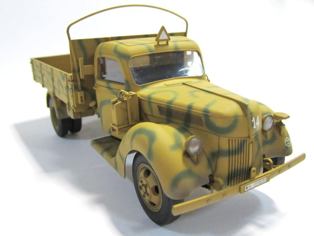 ICM 1/35 German Ford V3000S Cargo Truck 1941 Plastic Model Kit 35411 (Military Vehicle)