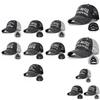Men's Embroidered Baseball Cap Adjustable Sunshade Wide Brim Hat Summer Letter Elements Geometric Pattern
