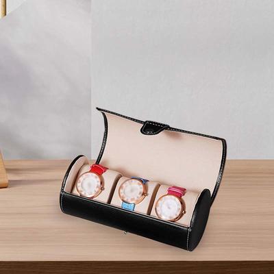 Boîte de rangement élégante pour montres avec présentoir rembourré