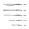 Teesa Balanced 5-in-1 Stainless Steel Kitchen Knife Set