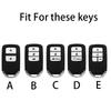 Car Key Case Key Shell Set For Honda Cr-V Accord Odyssey Civic Ect All-Inclusive Protection Keychain Accessories Holder Shell